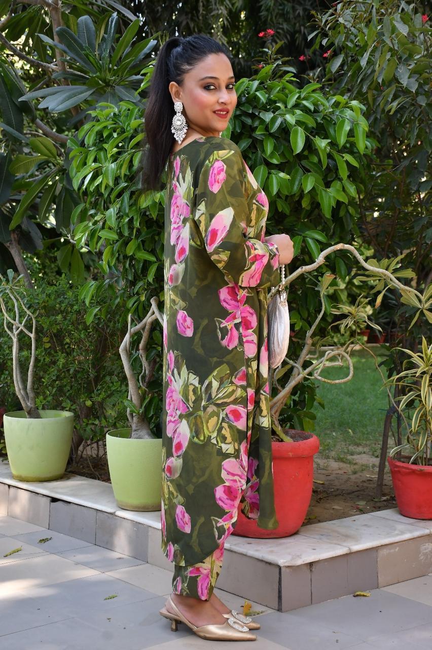 Abstract Printed Co-Ord Set